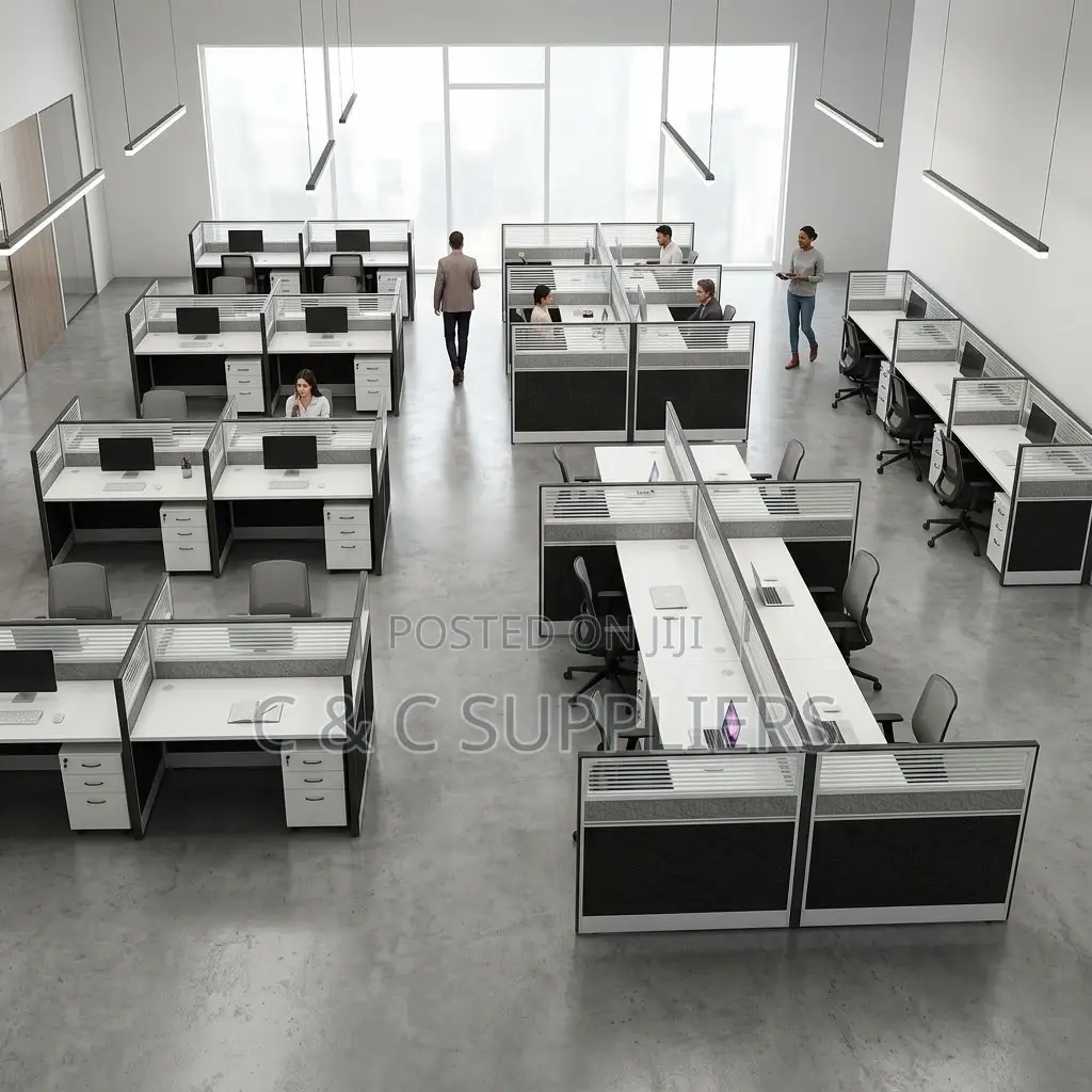 Four-Person Office Desk