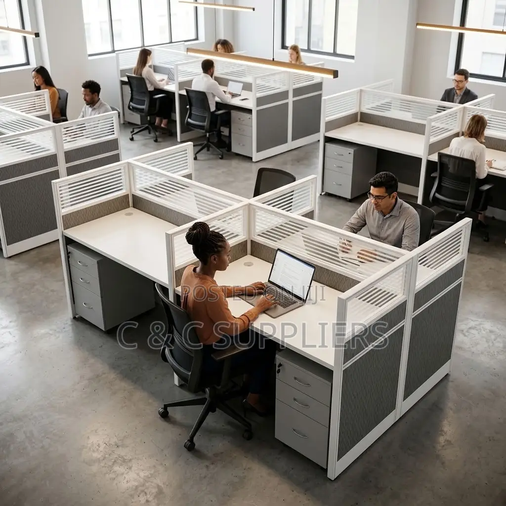 Four-Person Office Desk