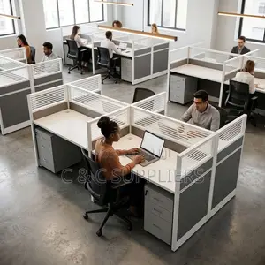 Four-Person Office Desk