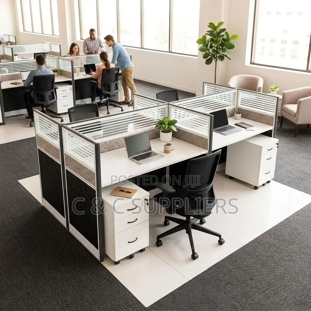 Four-Person Office Desk