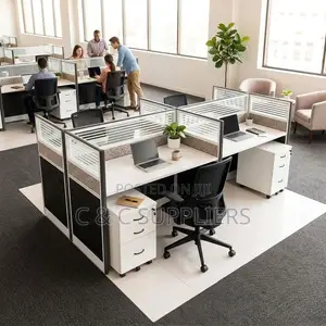 Four-Person Office Desk