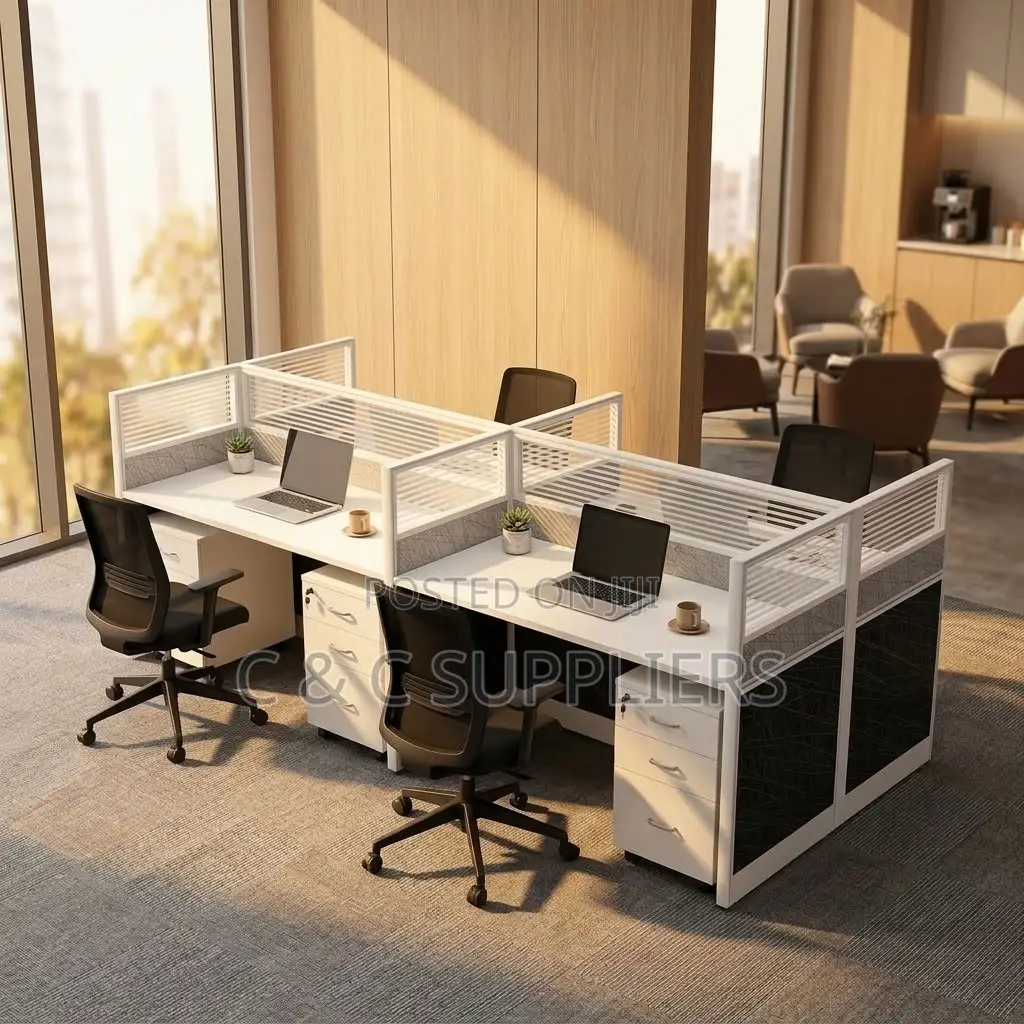 Four-Person Office Desk