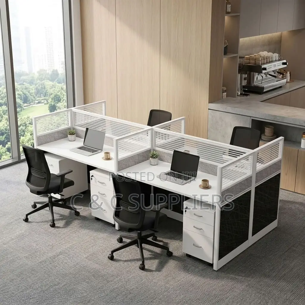 Four-Person Office Desk