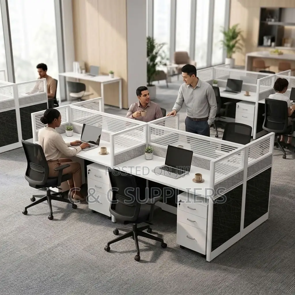 Four-Person Office Desk