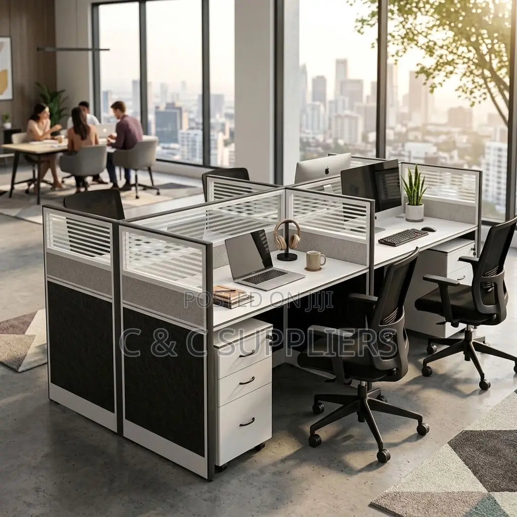 Four-Person Office Desk