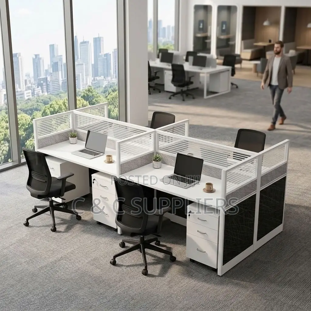 Four-Person Office Desk
