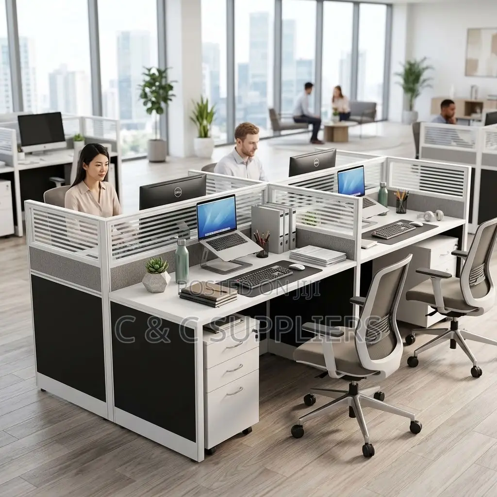 Four-Person Office Desk