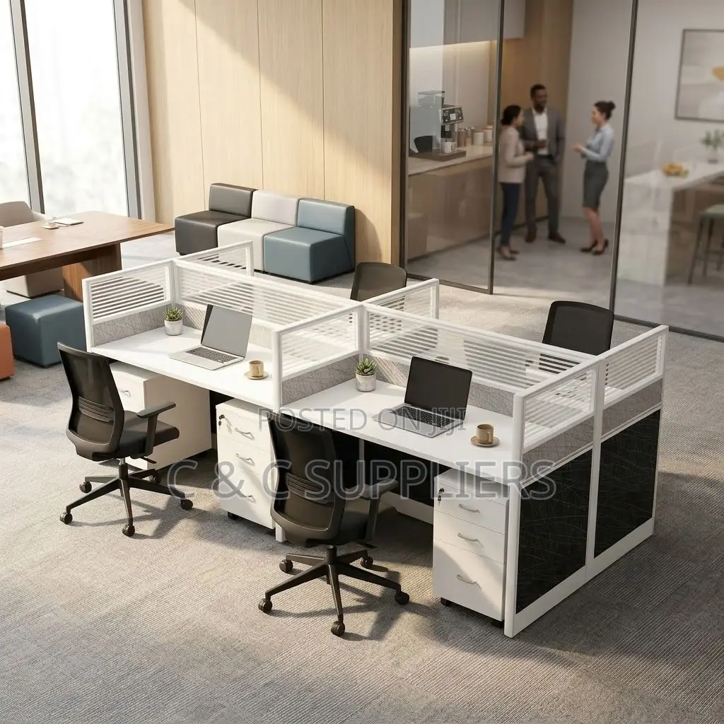 Four-Person Office Desk