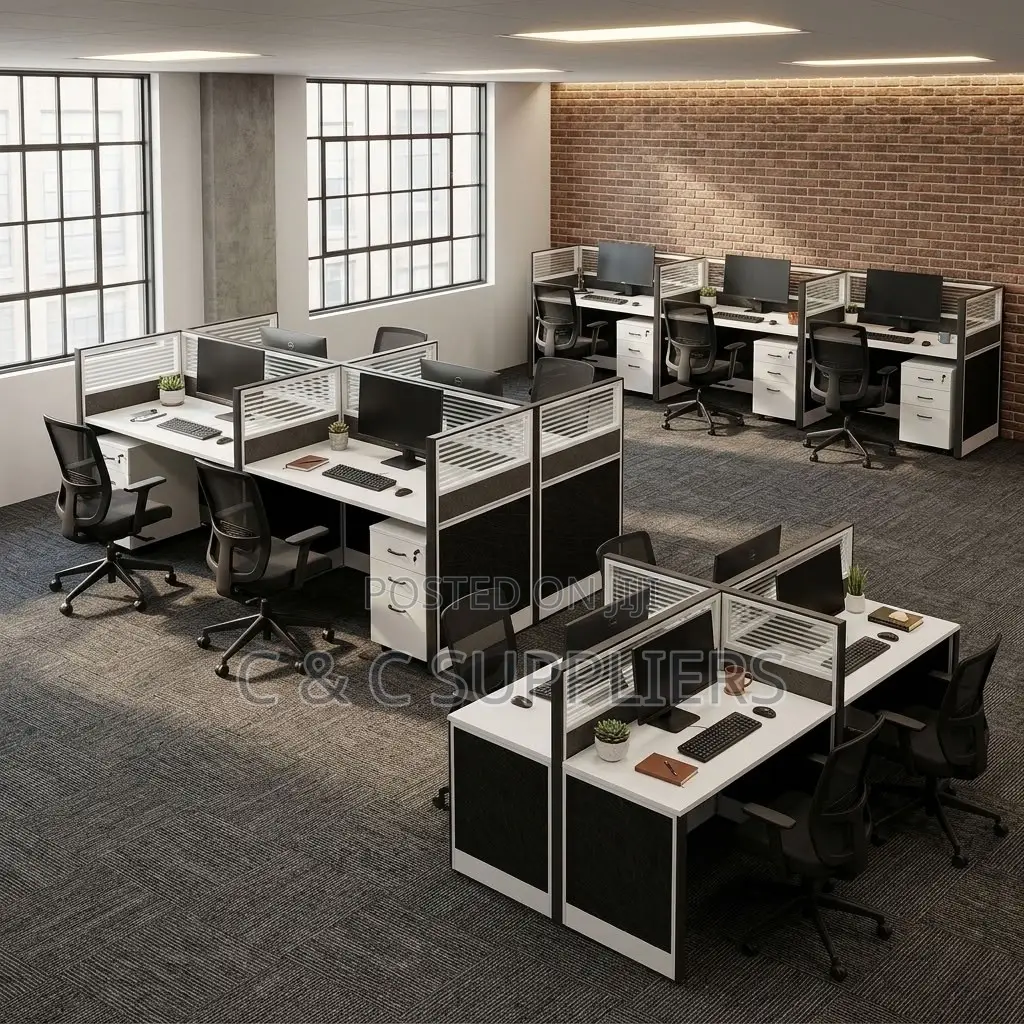 Four-Person Office Desk