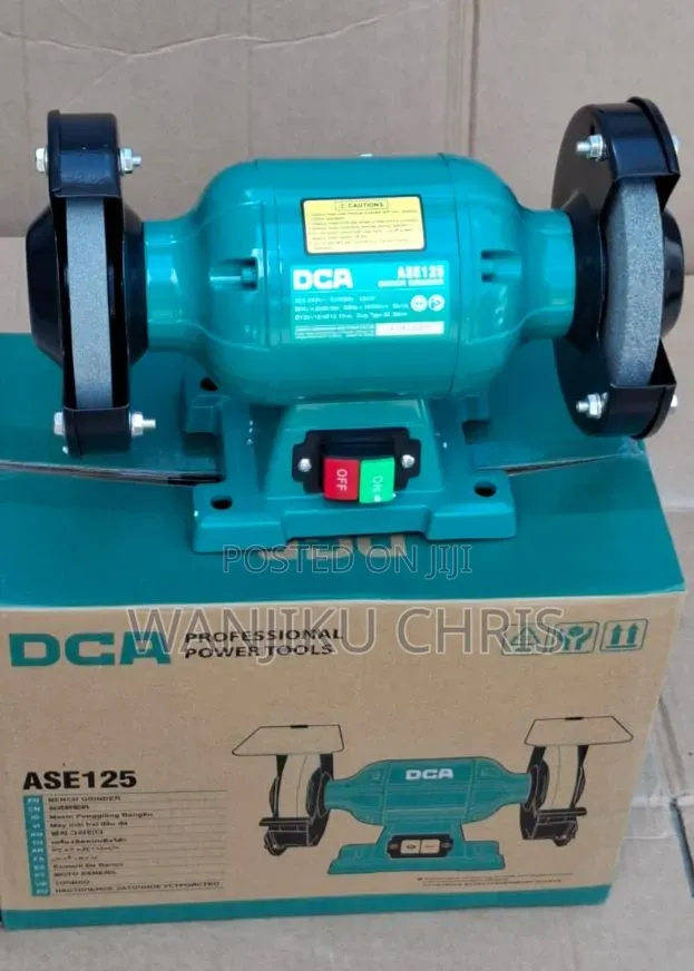 Powerful DCA Bench Grinder