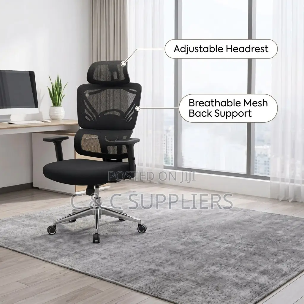 Adjustable High-Back Task Chair