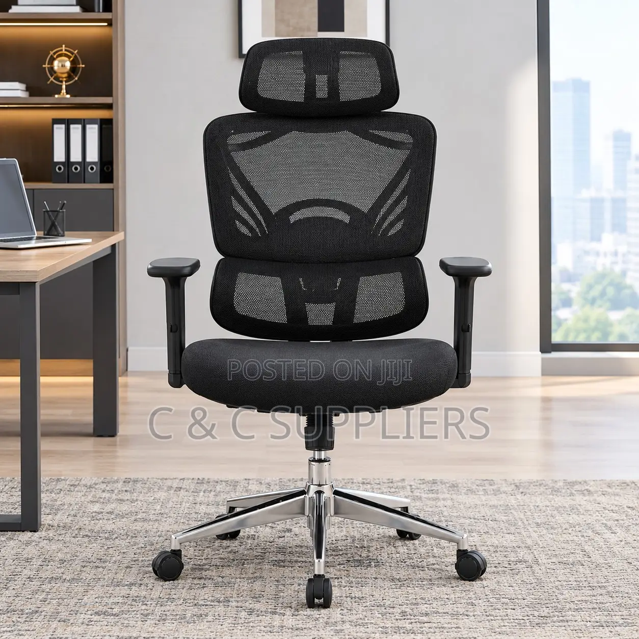 Adjustable High-Back Task Chair