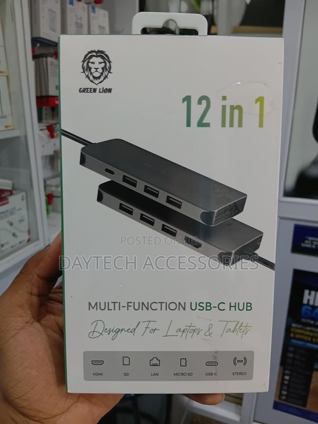 Green Lion 12-in-1 Multi-Function USB-C Hub - thumbnail 3