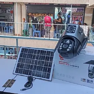 Wireless 4G Solar Security CCTV Camera Monitoring 360 DUAL LEN