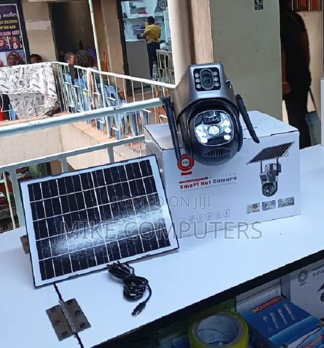 Weatherproof 4G Dual Lens Security Camera With Solar Charging