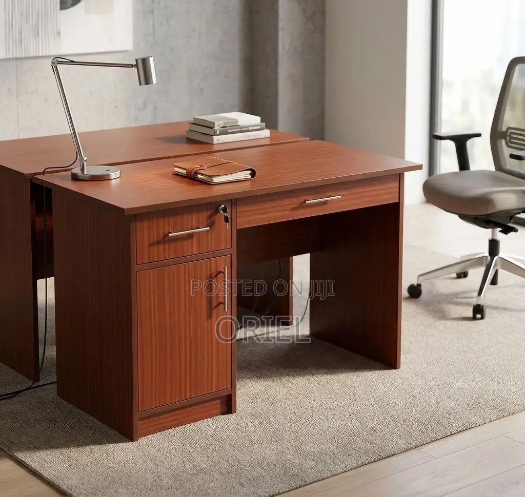 Office Desk : 120CM Office Table With Cupboard