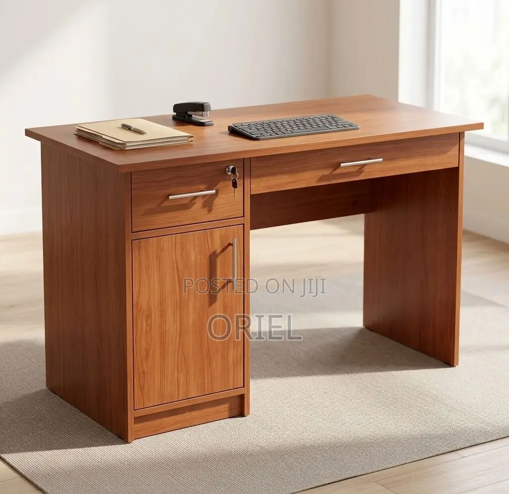 Office Desk : 120CM Office Table With Cupboard