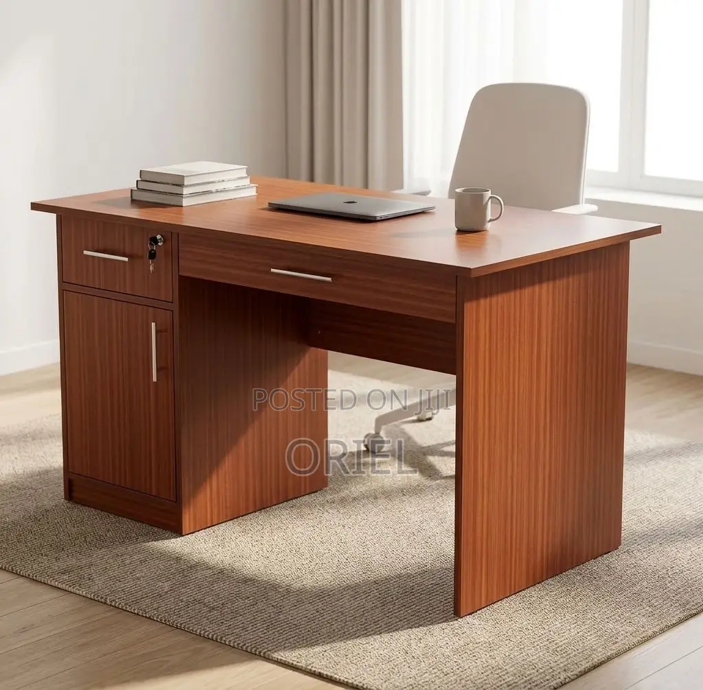 Office Desk : 120CM Office Table With Cupboard