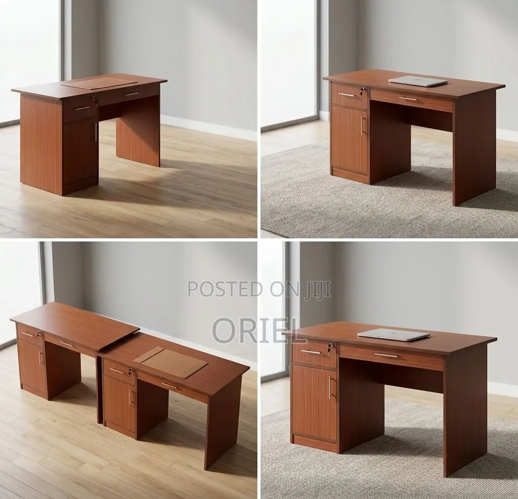 Office Desk : 120CM Office Table With Cupboard