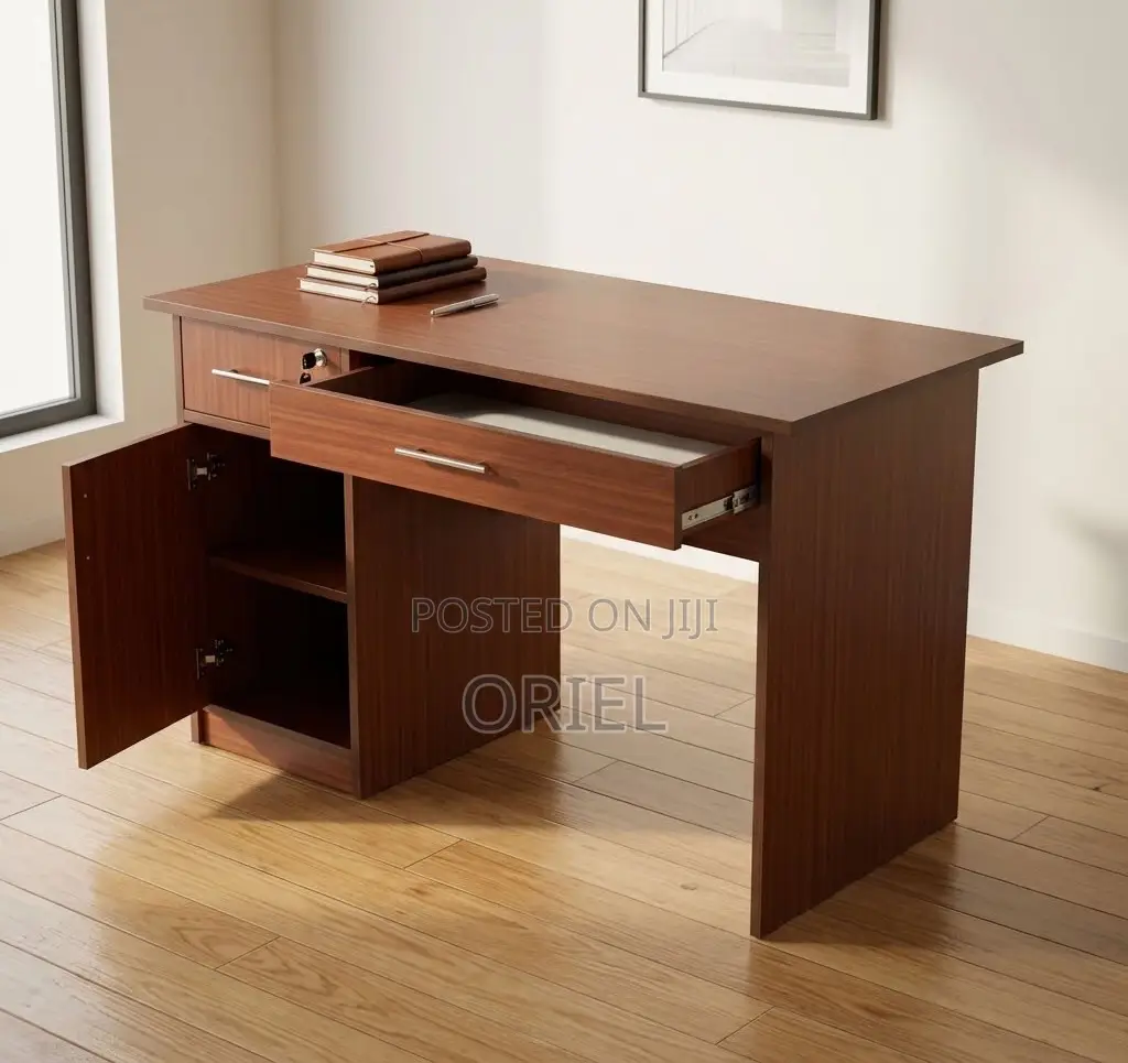 Office Desk : 120CM Office Table With Cupboard