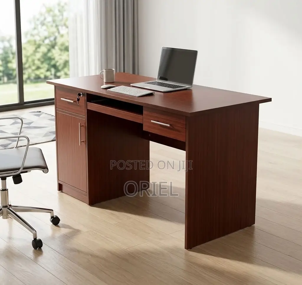 Office Desk : 120CM Office Table With Cupboard