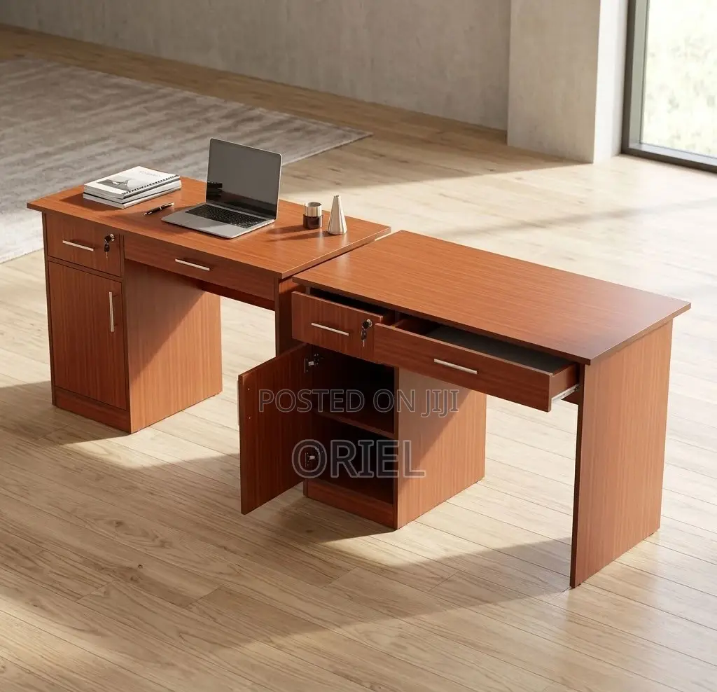 Office Desk : 120CM Office Table With Cupboard