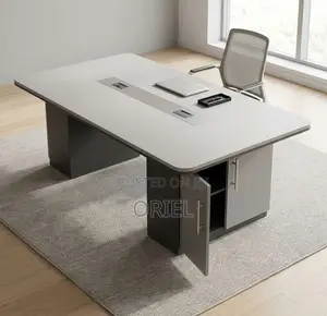 Office Boardroom Table : Gray 2.4M Boardroom Table