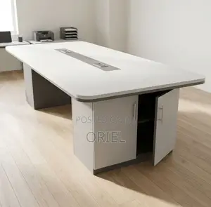 Office Boardroom Table : Gray 2.4M Boardroom Table