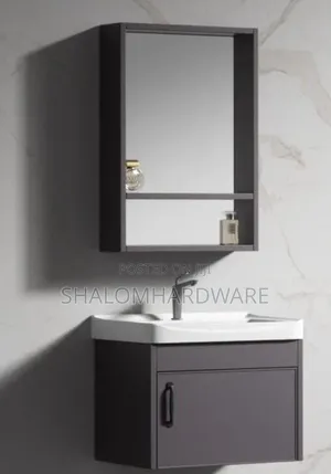 Vanity Grey Cabinet
