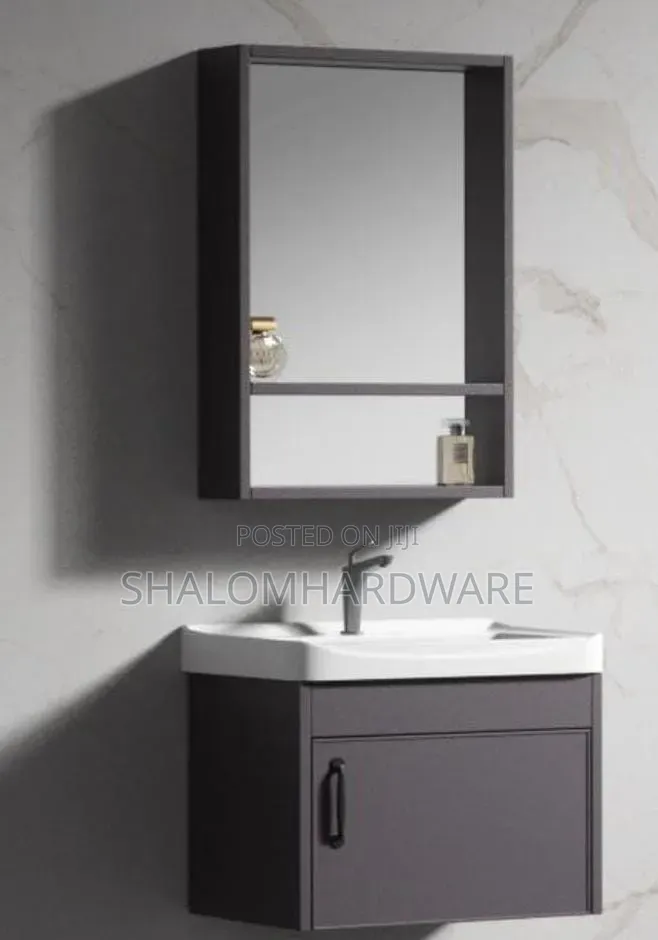 Vanity Grey Cabinet