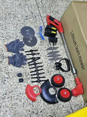 48v Cordless Brushcutter With Trolly Legs 2batteries