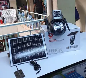 Dual Lens 4G Solar Security Camera With Full Color Night