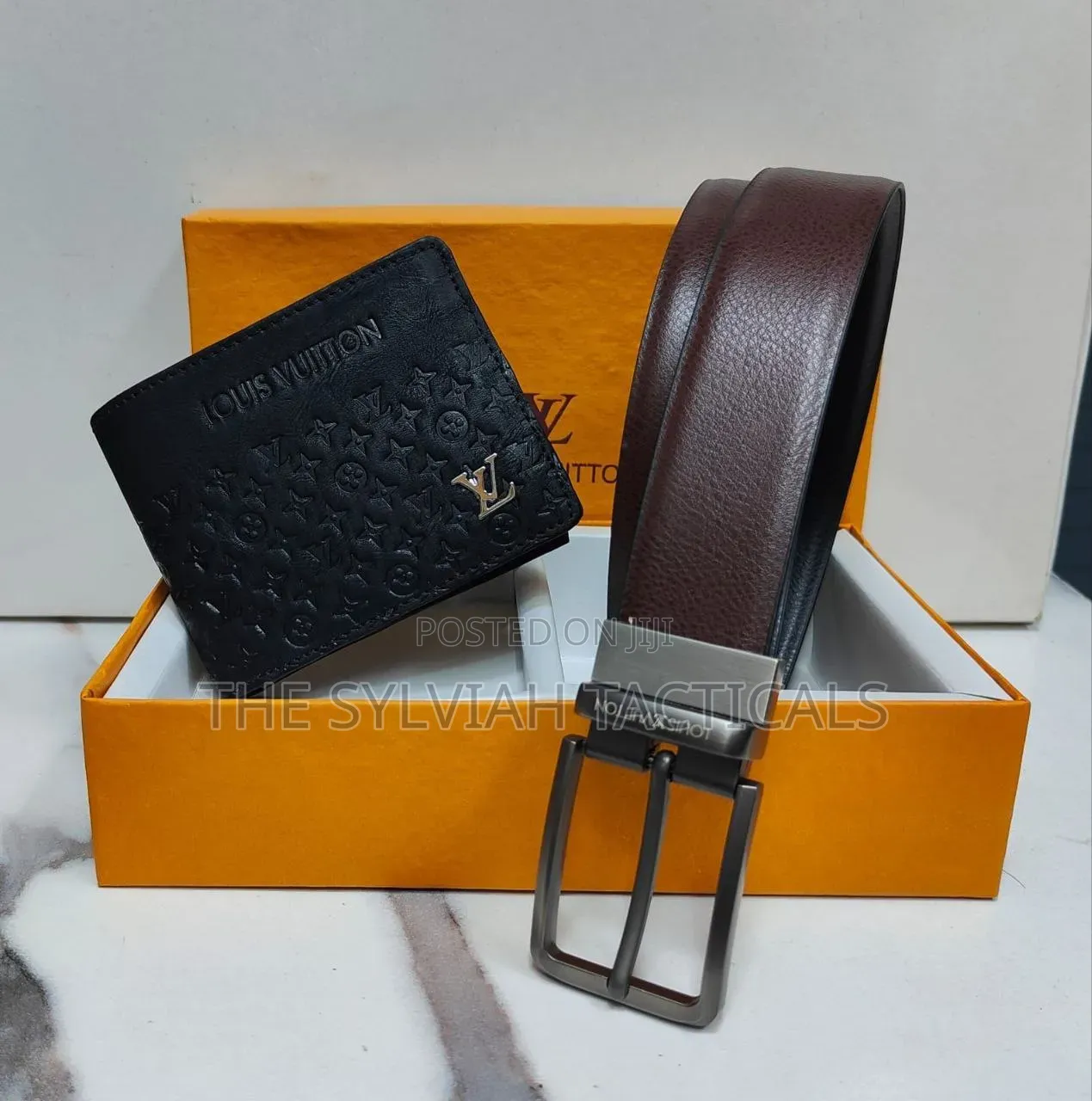 Original Legit Louis Vuitton 
Belt Wallet Sets