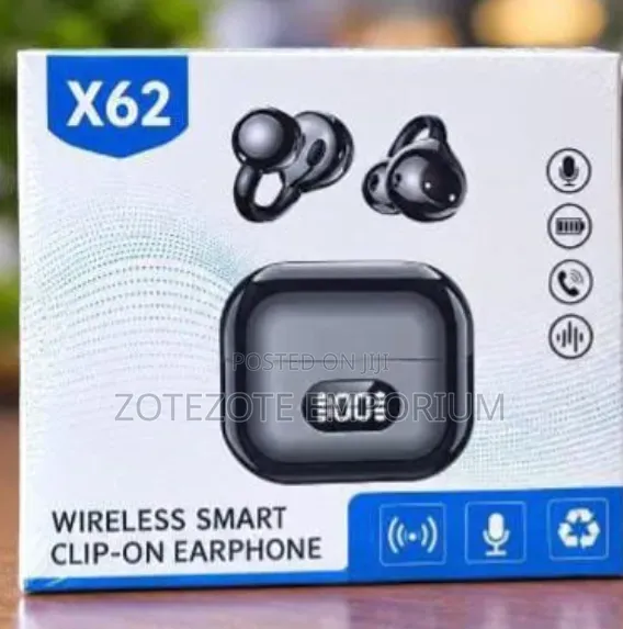 X62 Clip on Ear Buds