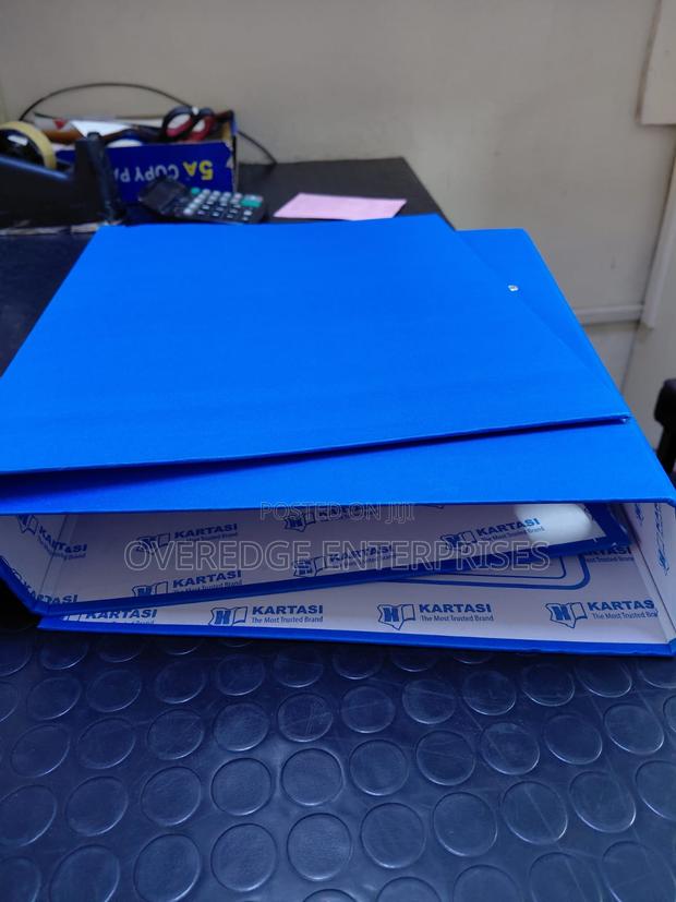 Blue Document Box File - main view