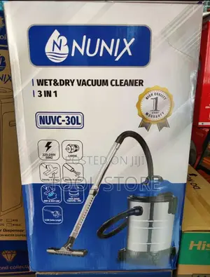 Nunix 30L Heavy-Duty Wet & Dry VacuumCleaner/1400W 3-In1 VacuumCleaner