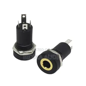 4P Adaptor-Copper Contacts ABS Housing for Audio Connections