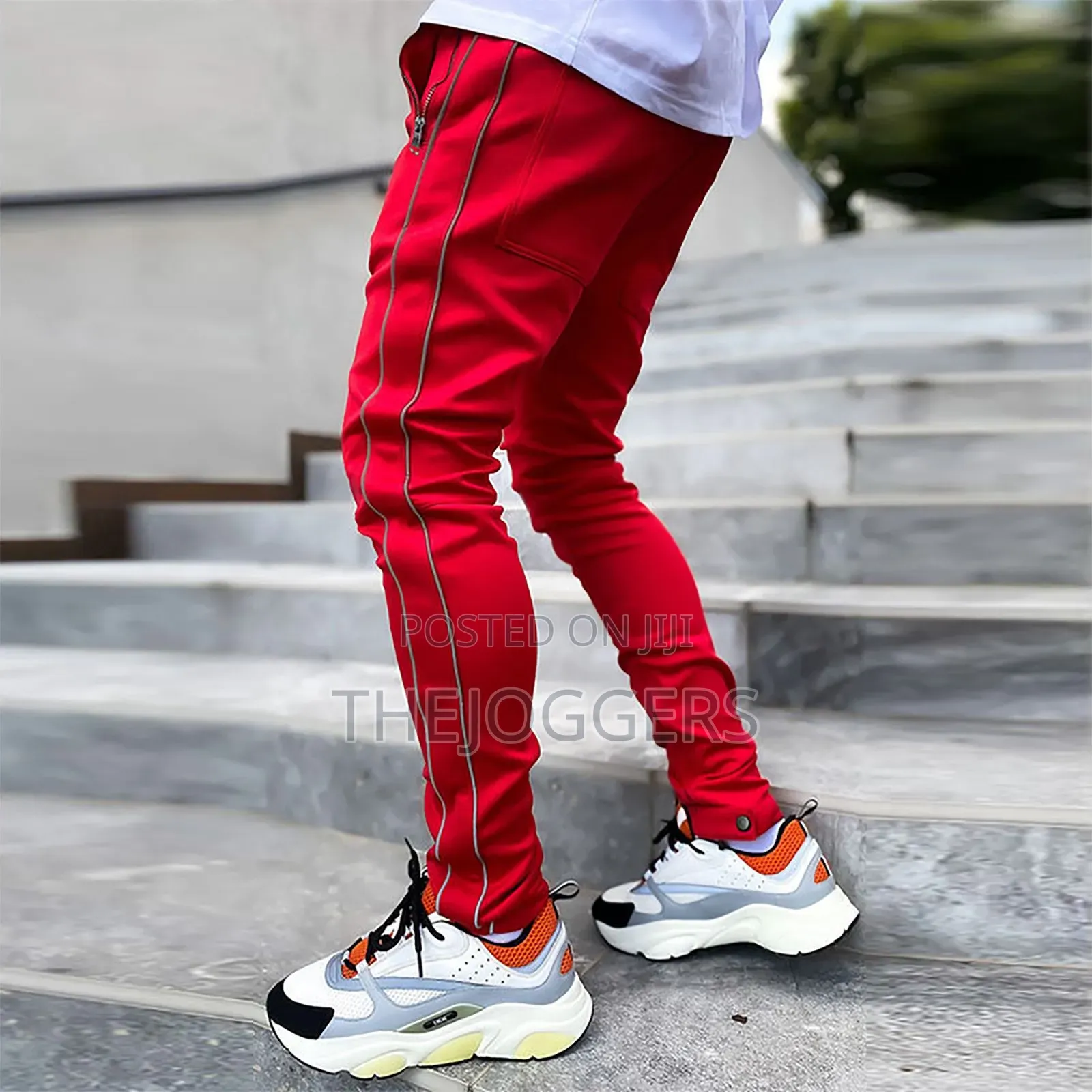 New Fashion Cargo Pants Men Leisure Pockets Stretch Jogging Trouser