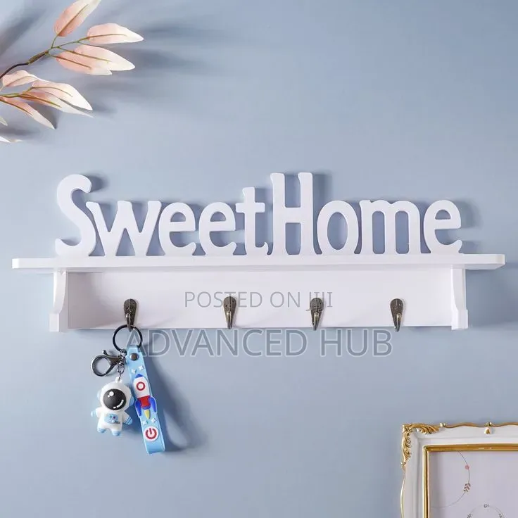 SWEET HOME Wall Mounted Key Holder Shelf