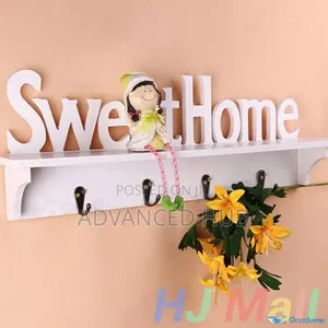 SWEET HOME Wall Mounted Key Holder Shelf