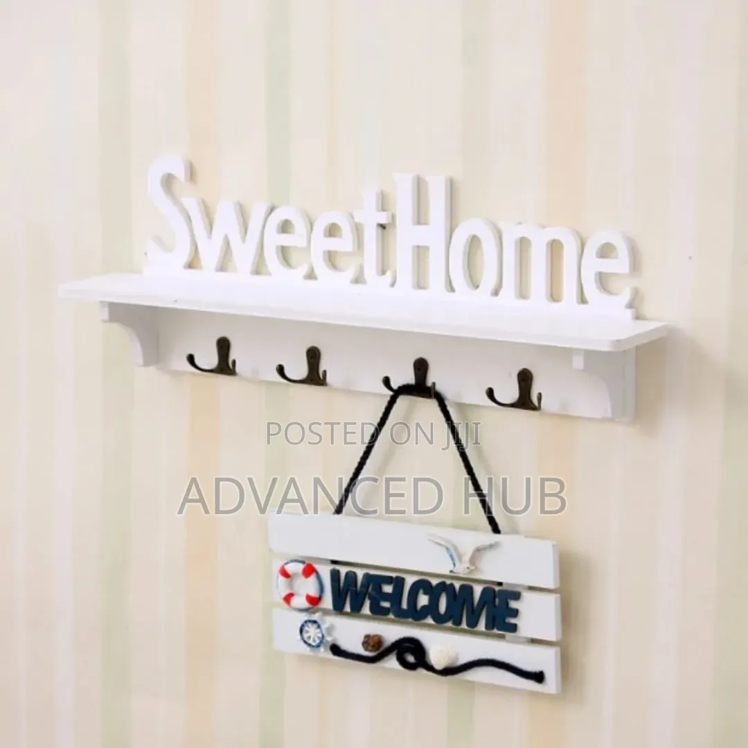 SWEET HOME Wall Mounted Key Holder Shelf