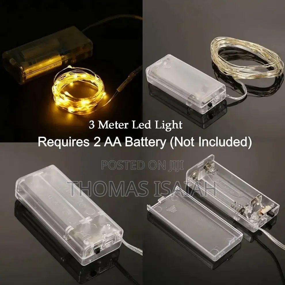 2PCS 3m Battery Operated LED Fairy Lights