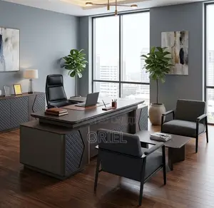 Office Desk : 2.4 Metres (240cm) L-Shaped Workstation Desk