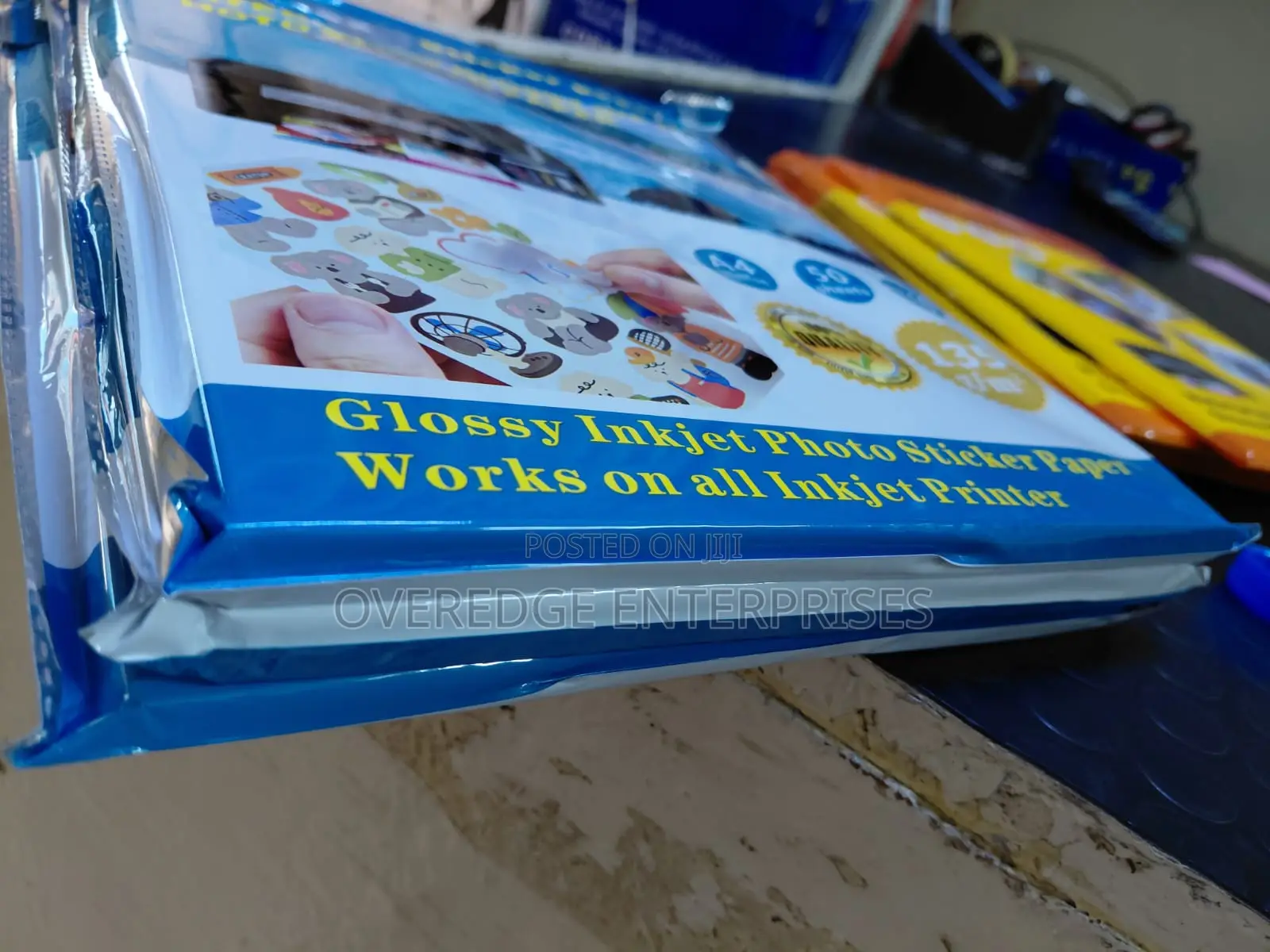 100 Sheets Quality Glossy Sticker Paper
