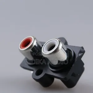AV2 7RCA Dual RCA Socket Right Angle Audio Connector