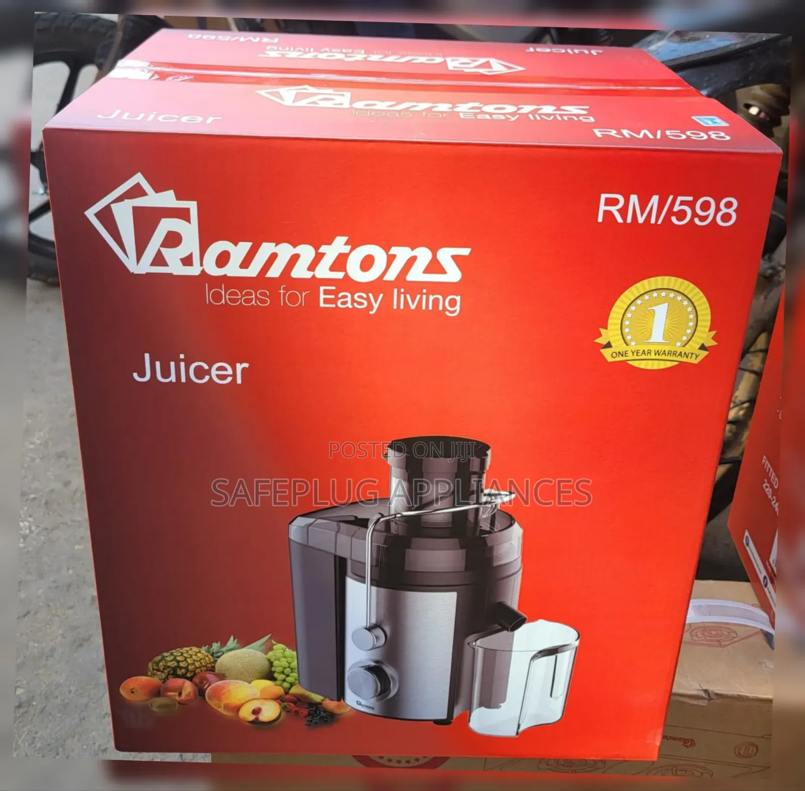 Ramtons Juicer for Home and Business Use