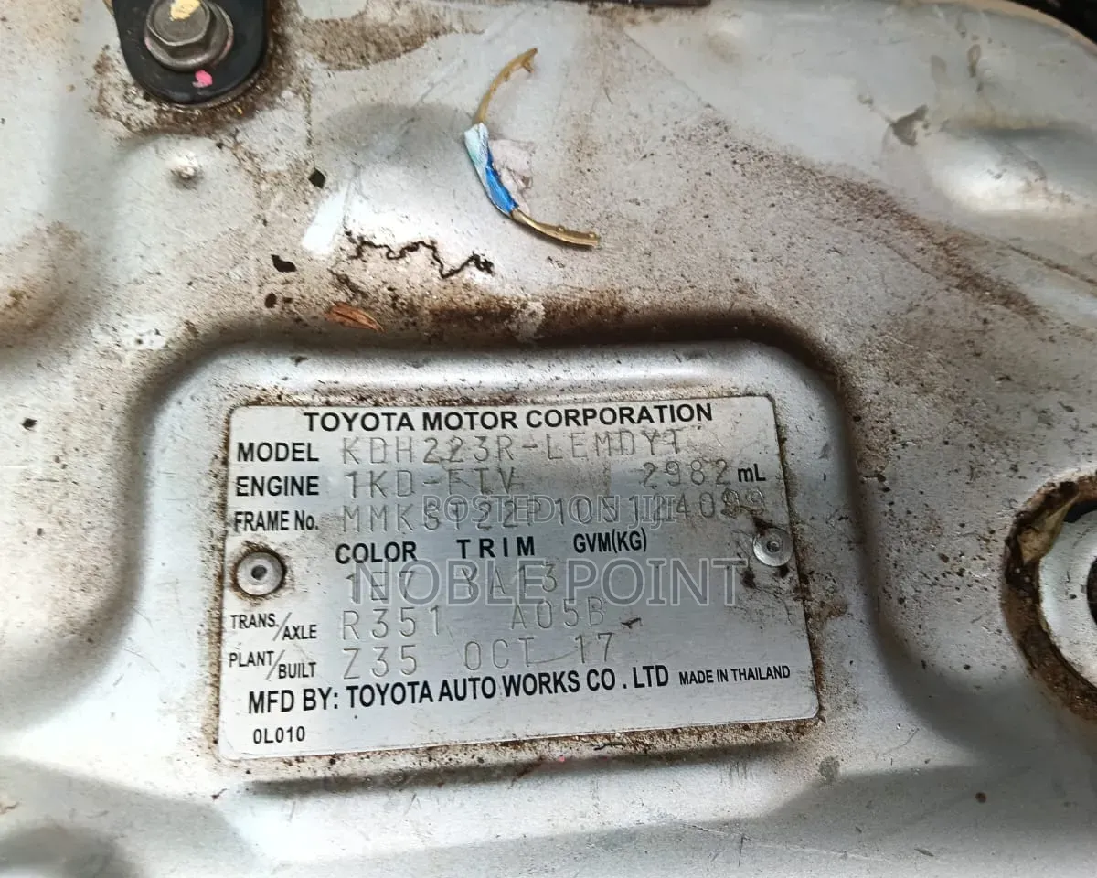 Toyota HiAce 2020 White