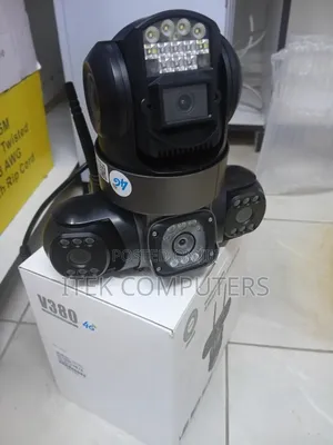 Triple Lens 4G Electric Security Camera for Remote Video Monitoring