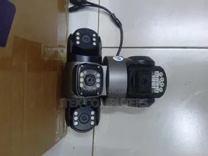 Triple Lens 4G Electric Camera for Construction Site Surveillance