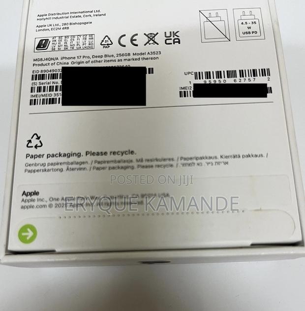 New Apple iPhone 17 Pro 256 GB Blue - thumbnail 6